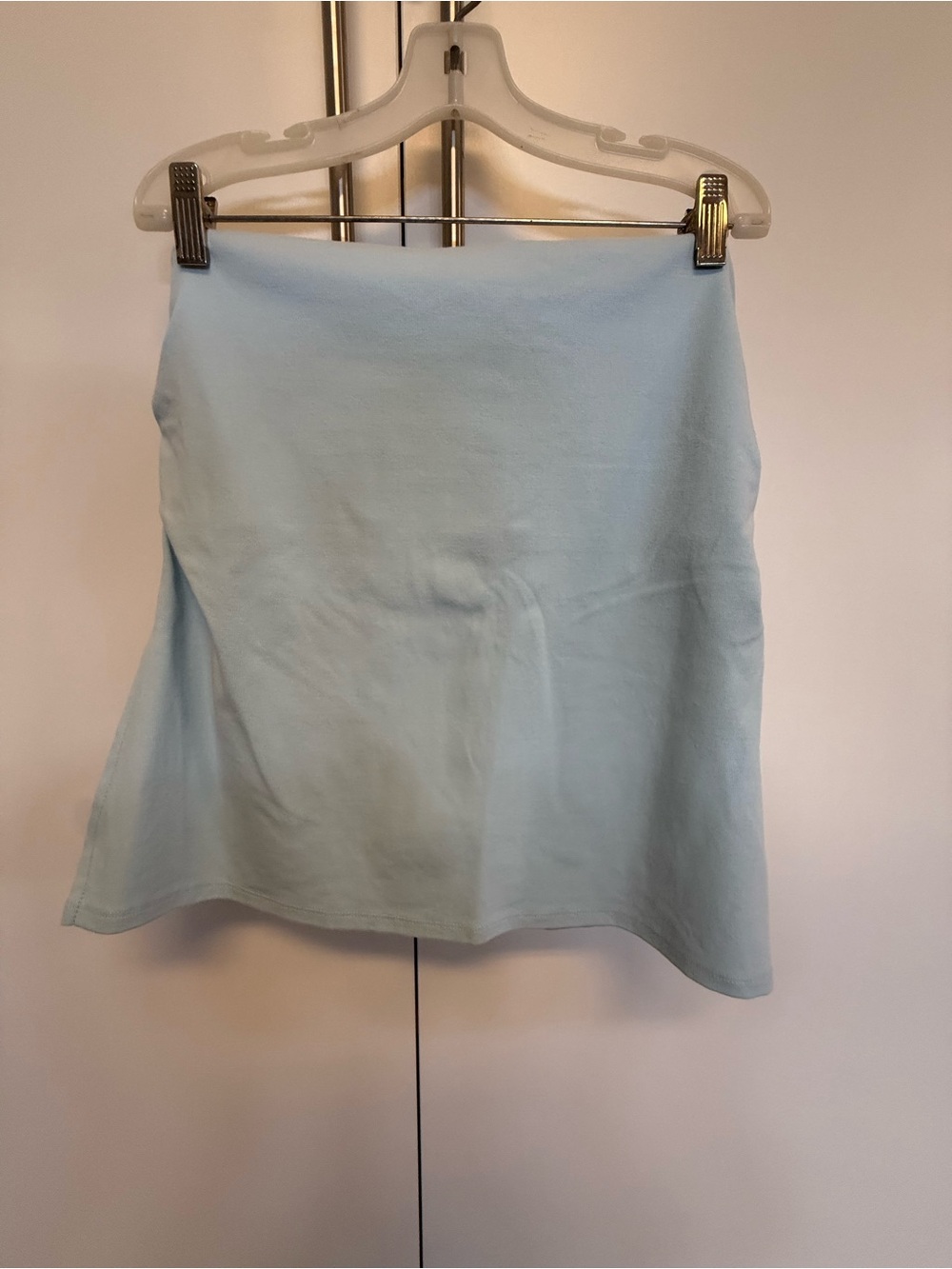 Wild Fable XL Light Blue Strapless Tube Top Ruched Side Slits